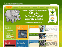 Tablet Screenshot of izmirdogalyasamparki.org.tr